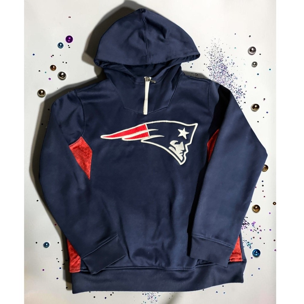 New England Patriots - Kids Quarter Zip Hoodie - Youth XS/S